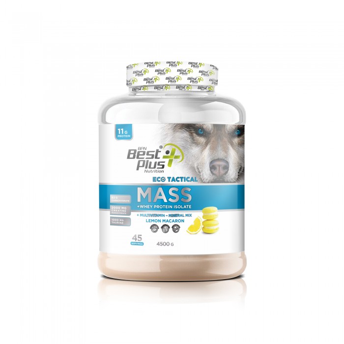 BPN Best Plus Nutrition Eco Tactical Mass  4500 Gr (Limon - Makaron) Karbonhidrat Kilo Aldırıcı